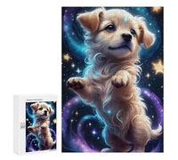Puzzle Per Adulti300 PCS Magical Puppy in Space -2 Puzzle Per Adolescenti Gioco Rompicapo Migliora La Memoria Aiuta Ad Allenare Il Cervello 300 PCS