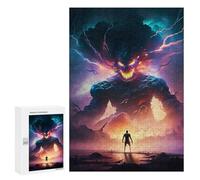 Puzzle Per Adulti300 PCS Monstrous Confrontation Puzzle Per Adulti Gioco Per Famiglie Vacanza A Casa Passatempo Per Compleanno, Natale 300 PCS