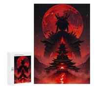 Puzzle Per Adulti300 PCS Samurai Burning Castle Puzzle Per Adulti Per Divertimento in Famiglia Attività Divertenti A Casa Gioco Stimolante Per Tutta La Famiglia 300 PCS