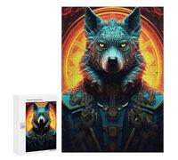 Puzzle Per Adulti300 PCS Steampunk Wolf Armor Puzzle Fai Da Te Per Adulti, Giocattolo Di Precisione, Ideale Come Regalo Per Tutta La Famiglia 300 PCS