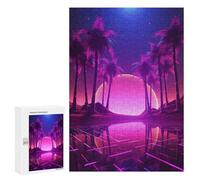 Puzzle Per Adulti300 PCS Synthwave Euphoria Puzzle Per Adulti Giochi Per Famiglie Sfida Difficile Attività Divertenti A Casa 300 PCS