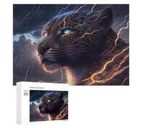 Puzzle Per Adulti300 PCS Thunderous Leopard Wild Power Unleashed Puzzle, Rompicapo, Gioco Di Analisi E Logica, Ideale Come Regalo Per Tutta La Famiglia 300 PCS