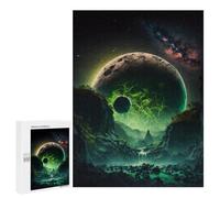 Puzzle Per Adulti500 PCS Alien Planet with Green Lightning -1 Puzzle, Rompicapo, Gioco Di Analisi E Logica, Ideale Come Regalo Per Tutta La Famiglia 500 PCS