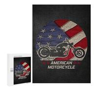 Puzzle Per Adulti500 PCS American Pride Motorcycle Puzzle Rompicapo Gioco Di Assemblaggio Di Modelli Unici Per Compleanni E Regali 500 PCS