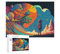 Puzzle Per Adulti500 PCS Colorful Dreamscape A Journey Through Imagination Puzzle Per Adolescenti Gioco Rompicapo Migliora La Memoria Aiuta Ad Allenare Il Cervello 500 PCS
