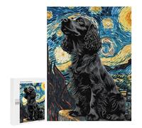 Puzzle Per Adulti500 PCS English Cocker Spaniel Puzzle Rompicapo Gioco Di Assemblaggio Di Modelli Unici Per Compleanni E Regali 500 PCS