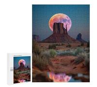 Puzzle Per Adulti500 PCS Full Moon Over Monument Valley Puzzle Per Adulti Regalo Di Compleanno Difficile E Stimolante Regali Di Compleanno E Unici 500 PCS