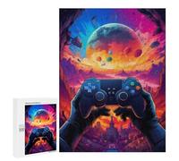 Puzzle Per Adulti500 PCS Galactic Gaming Gloves Puzzle, Rompicapo, Gioco Di Analisi E Logica, Ideale Come Regalo Per Tutta La Famiglia 500 PCS