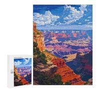Puzzle Per Adulti500 PCS Grand Canyon Pixel Art Puzzle Per Adolescenti Gioco Rompicapo Migliora La Memoria Aiuta Ad Allenare Il Cervello 500 PCS