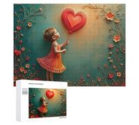 Puzzle Per Adulti500 PCS Love Balloon Fantasy Artwork Puzzle Per Adolescenti Gioco Rompicapo Migliora La Memoria Aiuta Ad Allenare Il Cervello 500 PCS
