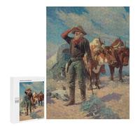 Puzzle Per Adulti500 PCS Old Man Looking For A Road Puzzle Rompicapo Gioco Di Assemblaggio Di Modelli Unici Per Compleanni E Regali 500 PCS