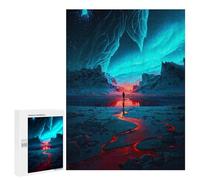 Puzzle Per Adulti500 PCS Red Sun Antarctica Puzzle Rompicapo Gioco Di Assemblaggio Di Modelli Unici Per Compleanni E Regali 500 PCS