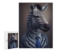 Puzzle Per Adulti500 PCS Zebra Suit Animal Puzzle Per Adulti Gioco Pratico Decorazione Perfetta Regali Di Natale E Compleanno 500 PCS
