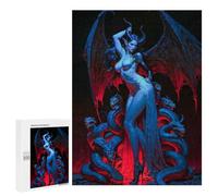 Puzzle per adulti500 pz Demoness Lilith with Snakes Puzzle per adulti: un gioco manuale divertente e anti-stress, ideale per rilassarsi 500 pz