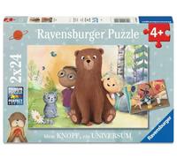 Puzzle per Bambini, 2 x 24 Pezzi, Il Mio Pulsante, Un Universo