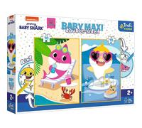Puzzle per bambini Baby Shark 2x10 pezzi Giornata allegra di uno squalo