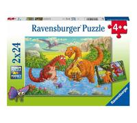 Ravensburger Kinderpuzzle - 05030 Spielende Dinos - Puzzle für Kinder ab 4 Jahre