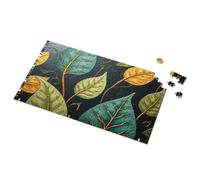 Puzzle per bambini dai 4 ai 6 anni con motivo a foglie colorate da parete, puzzle da 1000 pezzi per adulti (300 pezzi)