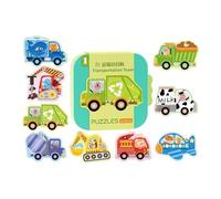 Puzzle per Bambini - Giocattoli Educativi a Tema Cartoni Animati per Apprendimento Precoce | Puzzle Didattici per Primo Apprendimento,per Bambini di 3-5 Anni Ragazzi e Ragazze Regali Natale Viaggio Fe