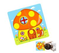 Puzzle per Bambini,Giocattoli Educativi in Legno a Tema Multiplo | Puzzle di Costruzione per Prescolari - per Bambini Bambine Casa Scuola Viaggio Regalo