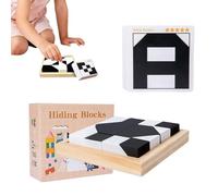 Puzzle per Bambini - Gioco di Abilità Mentale in Legno - Tavolo Rompicapo Giocattolo - Adatto a Bambini Adulti Viaggio Scuola Feste Compleanno Vacanza Famiglia Attività di Gruppo