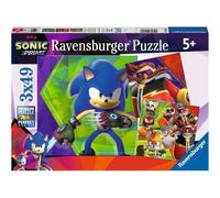 Puzzle per bambini Le avventure di Sonic (3x 49 pezzi) 1 St