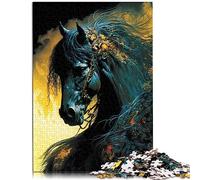 Puzzle per bambini Mitologia Cavallo Puzzle in legno 1000 pezzi Puzzle per adulti Bambini Gioco impegnativo 75 x 50 cm.