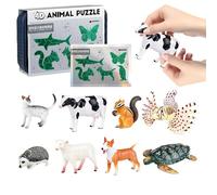 Puzzle per bambini, modelli realistici 3D per attività di apprendimento, modello educativo di animali, per ragazze, Natale, compleanno, aula, Pasqua, viaggi, feste