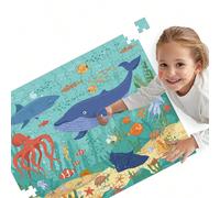 Puzzle per bambini per 3-6 anni, puzzle di carta, giocattoli educativi, puzzle cognitivi per la prima infanzia, giocattoli di sviluppo intellettivo fai-da-te per bambini e bambine Dinosauro da 180 pez