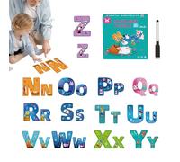 Puzzle per bambini piccoli - Gioco educativo dell'alfabeto per l'apprendimento delle lettere, gioco di riconoscimento dei cartoni animati, 3-6 anni in età prescolare divertente per bambini e ragazze
