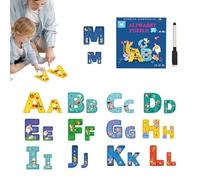 Puzzle Per Bambini Piccoli - Puzzle Alfabeto Educativi Per Bambini - Gioco Didattico con Personaggi Cartoon per Bambini Scuola Materna e Asilo Divertente