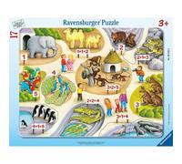 Puzzle per bambini Primo conteggio a 5 (17 pezzi, puzzle con cornice)