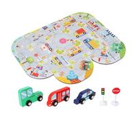 Puzzle per bambini, puzzle di traffico - Giocattolo puzzle educativo divertente | Labirinto del traffico cittadino, giocattolo per attività motorie per ragazzo, ragazza, istruzione di 3+