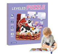 Puzzle per bambini, puzzle per bambini | Puzzle per bambini | Attività di apprendimento magnetico Gioco Animali Cartoon Giocattoli educativi per viaggi su strada