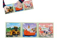 Puzzle per bambini, puzzle per bambini | Puzzle puzzle per bambini | Attività di apprendimento magnetico Gioco Animale Cartoon Giocattoli educativi per viaggi su strada