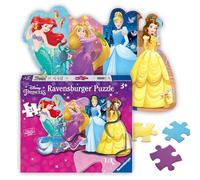 Puzzle per bambini Ravensburger 05453 - Principesse Disney: Bellissime principesse da pavimento con 24 grandi pezzi, per piccoli fan Disney dai 3 anni in su