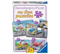 Puzzle per bambini Ravensburger - 05631 I miei veicoli di emergenza - 2,4,6,8 pezzi il mio primo puzzle per bambini dai 2 anni in su