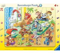 RAVENSBURGER PUZZLE- Ravensburger 05662-Puzzle Cornice, 24 Pezzi, per Bambini dai 4 Anni in su, con Gioco di Ricerca, 05662