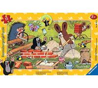 Puzzle per bambini Ravensburger - 06151 La piccola talpa e i suoi amici - puzzle a cornice per bambini dai 3 anni in su, con 15 pezzi