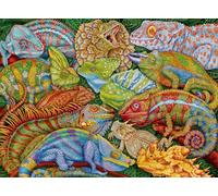 Ravensburger Puzzle Rettili Rivettatura 12004103 - 300 pezzi XXL per bambini dai 9 anni