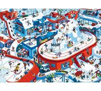 Puzzle per bambini Ravensburger 12004265 - Hustle and bustle in the winter village - puzzle a oggetti nascosti con 200 pezzi grandi, per bambini dagli 8 anni in su