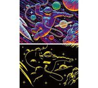 Puzzle per bambini Ravensburger 12004266 - viaggio nello spazio - puzzle per astronauti da 200 pezzi, si illumina al buio, per bambini dagli 8 anni in su