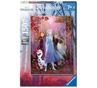 Puzzle per bambini Ravensburger - 12849 Un'avventura fantastica - Puzzle Disney Frozen per bambini dai 7 anni in su, con 150 pezzi in formato XXL
