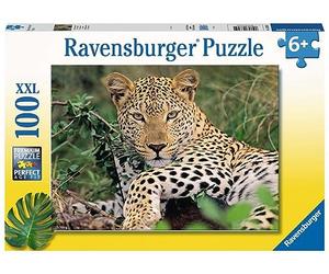 Puzzle per bambini Ravensburger - 13345 Vio the Leopard - Puzzle da 100 pezzi per bambini dai 6 anni in su