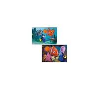 Puzzle per bambini Ravensburger Finding Nemo 2x12 pezzi con poster Blu - Nouvo