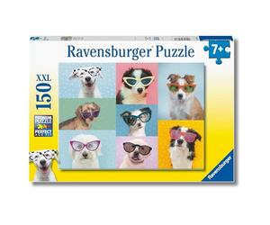 Puzzle per bambini Ravensburger - Funny Dogs - Puzzle da 150 pezzi per bambini dai 7 anni in su