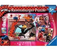 Puzzle per bambini RAVENSBURGER MIRACULOUS 3×49 pezzi