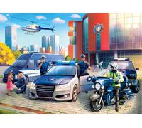 Puzzle per bambini Stazione di Polizia 120 pezzi