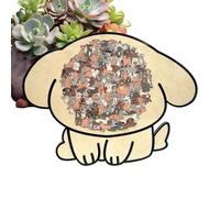 Puzzle per bambini - Tavola con motivi animali, materiale in legno acrilico, risoluzione interattiva, visualizzazione giocattolo decorativo | Sviluppo delle abilità cerebrali dei giovani adulti, gioco