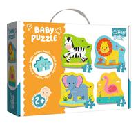 Puzzle per bambini trefl Animali del safari 4in1 (3,4,5,6 pezzi) 1 St